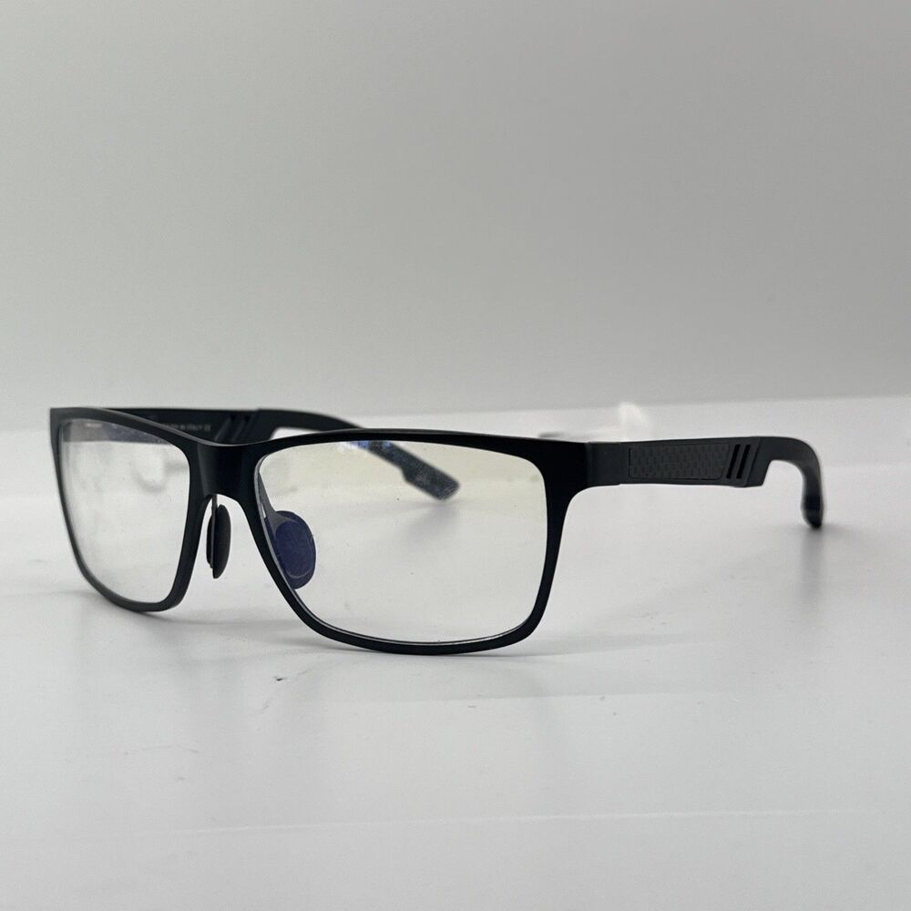 Anyluv Tc4571-1 Black Rectangle Blue Light Gaming Glasses Italy Design